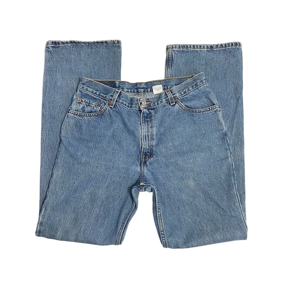 Vintage Levi’s 517 Slim Fit Bootcut Stone Washed Women’s Y2K Jeans Blue - Picture 3 of 16